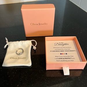 Daughter Fidget Ring Silver